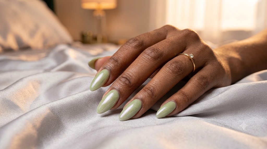 Pistachio Glazed Donut Shimmer